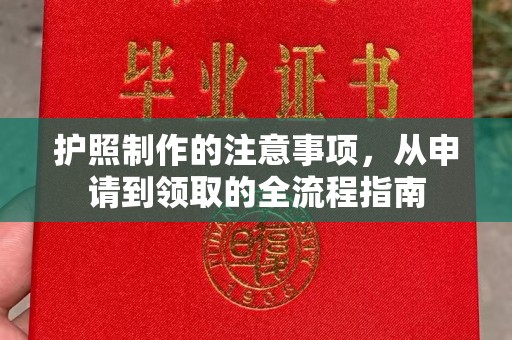 清浦护照制作的注意事项，从申请到领取的全流程指南